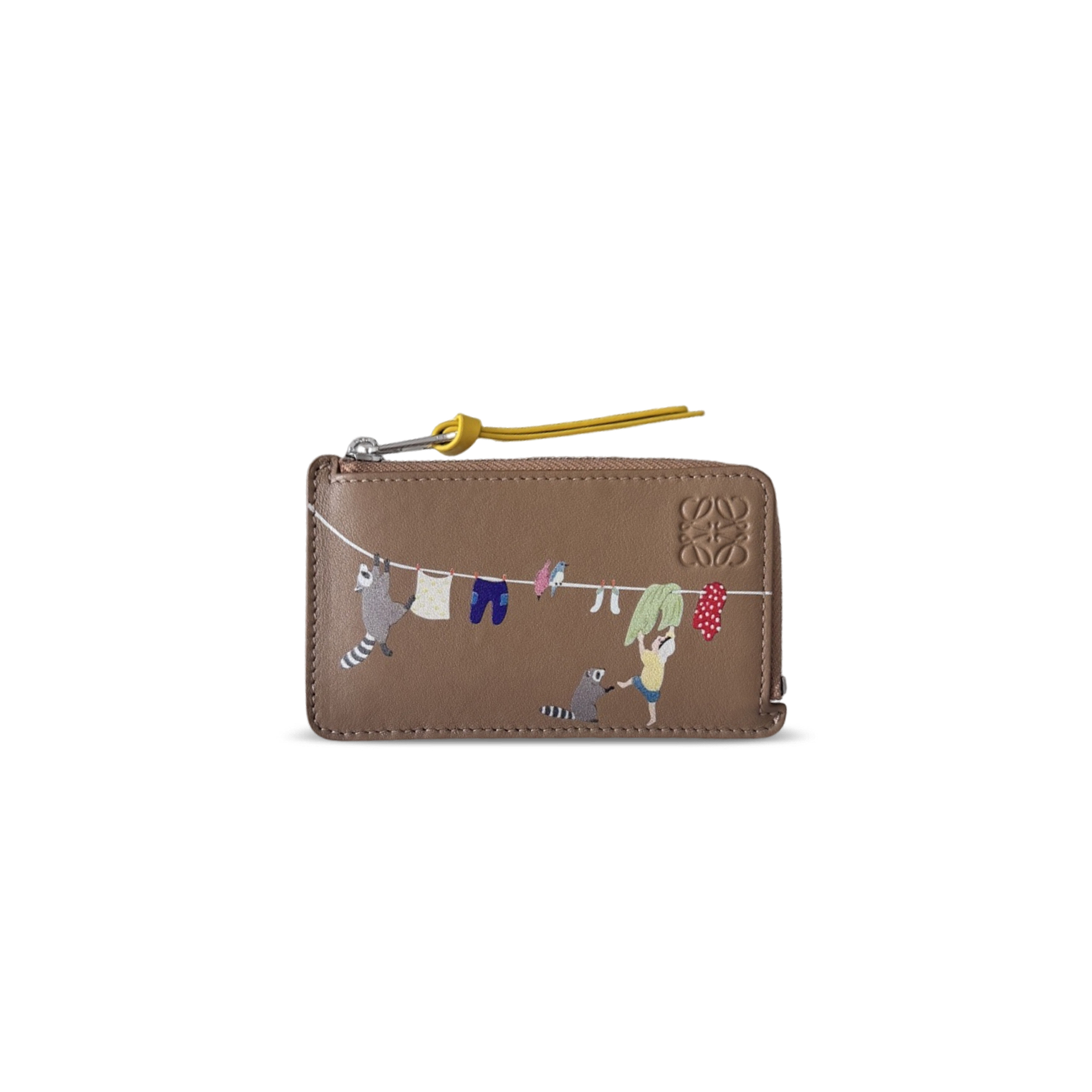 LOEWE CATS COIN CARDHOLDER IN CLASSIC CALFSKIN C643Z40XAP (13*7.5cm)